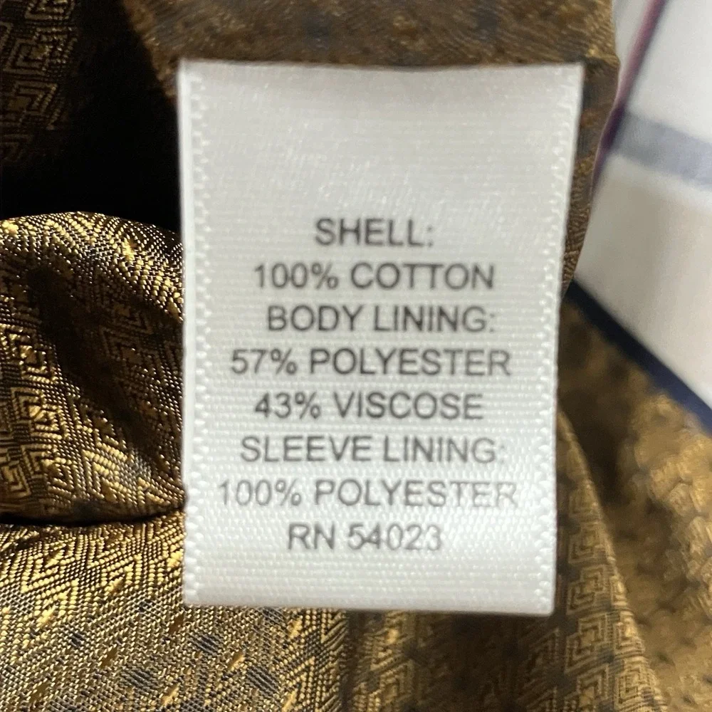 Banana Republic Mad Men Collection Mens 40R Plaid Two Button Blazer Sport Coat